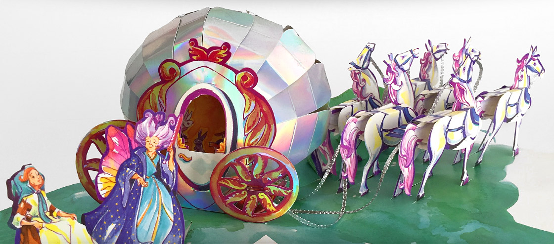 Cinderella pop-up book