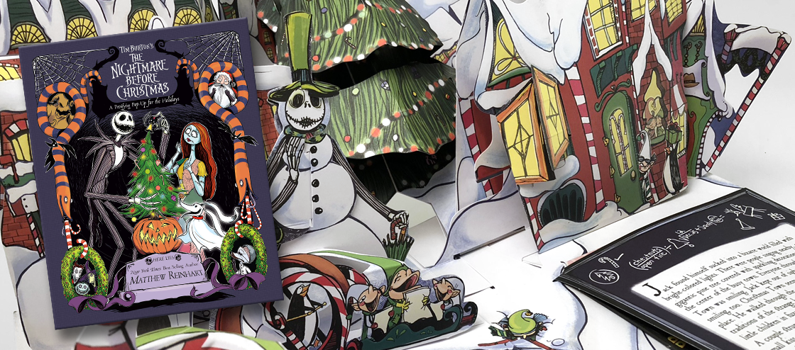 nightmare before christmas pop up flowers
